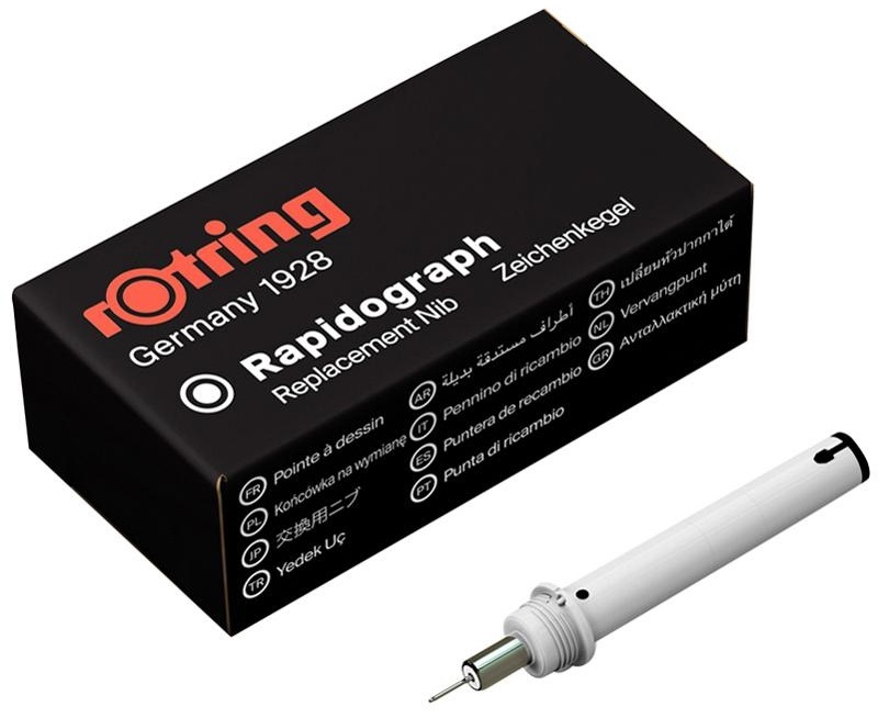 Пишущий элемент для рапидографа Rotring 0,25мм, картон. упаковка