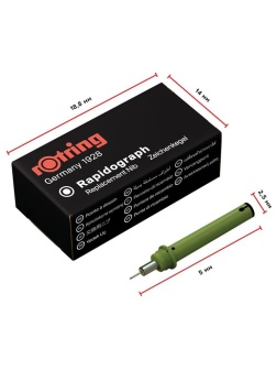 Пишущий элемент для рапидографа Rotring 0,3мм, картон. упаковка
