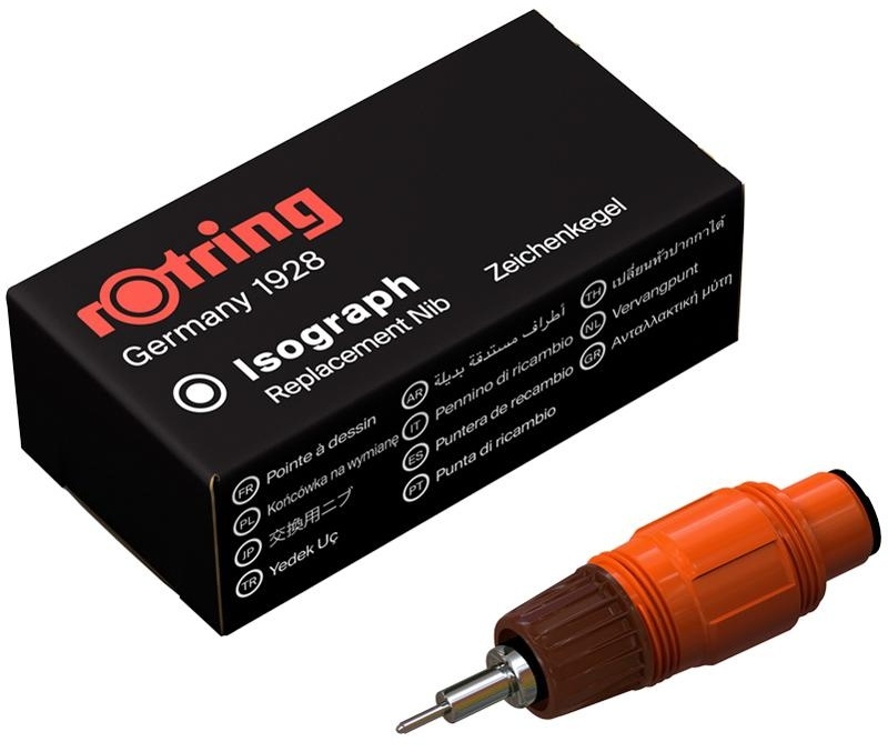 Пишущий элемент для изографа Rotring 1.0мм, картон. упаковка