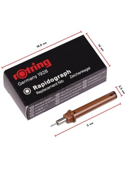 Пишущий элемент для рапидографа Rotring 0,5мм, картон. упаковка