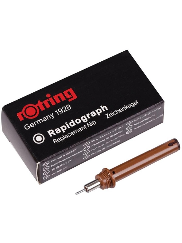 Пишущий элемент для рапидографа Rotring 0,5мм, картон. упаковка