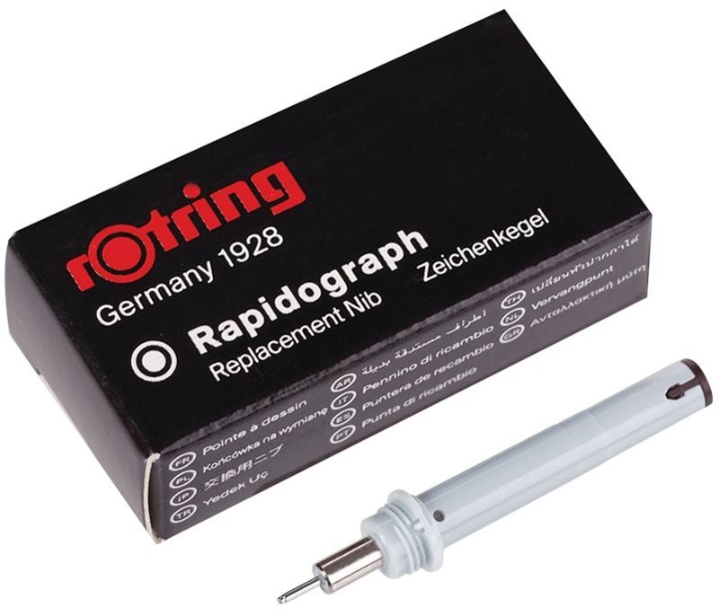 Пишущий элемент для рапидографа Rotring 0,6мм, картон. упаковка