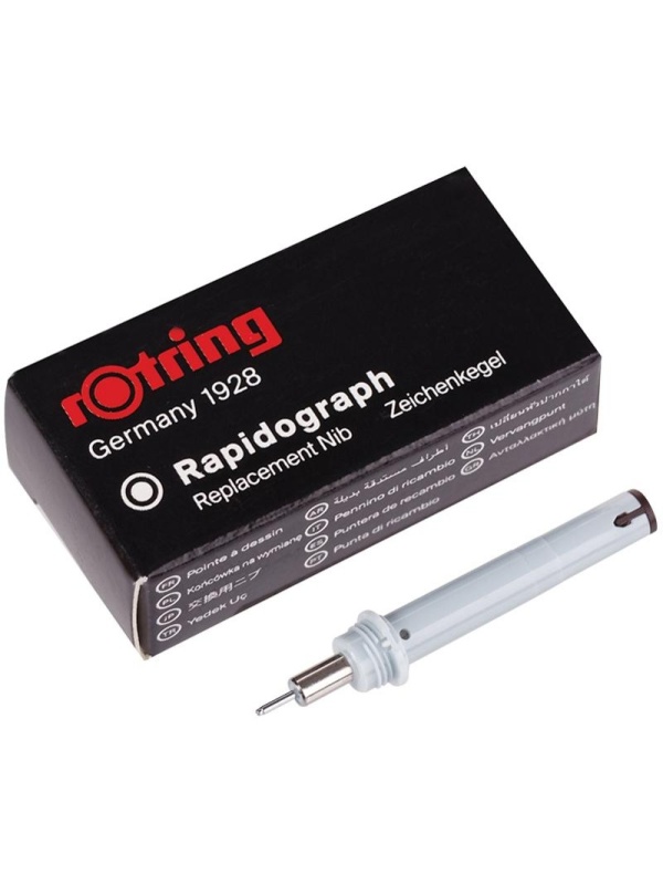 Пишущий элемент для рапидографа Rotring 0,6мм, картон. упаковка