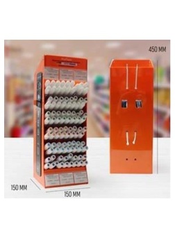 Дисплей MunHwa для маркер краски, 6 ячеек, оранжевый