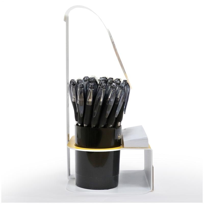 Прикассовый дисплей Crown для ручек, 2 стакана и чекер, 2 шт./кор, воблер