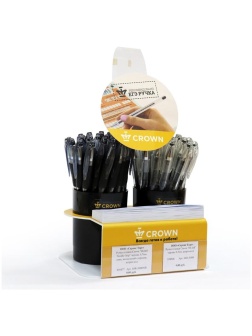 Прикассовый дисплей Crown для ручек, 2 стакана и чекер, 2 шт./кор, воблер