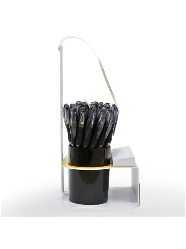 Прикассовый дисплей Crown для ручек, 2 стакана и чекер, 2 шт./кор, воблер