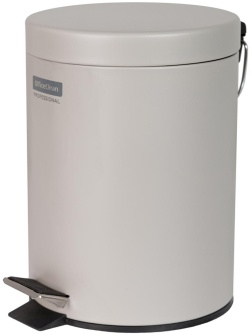 Ведро-контейнер для мусора (урна) OfficeClean Professional, 5л, серое, матовое