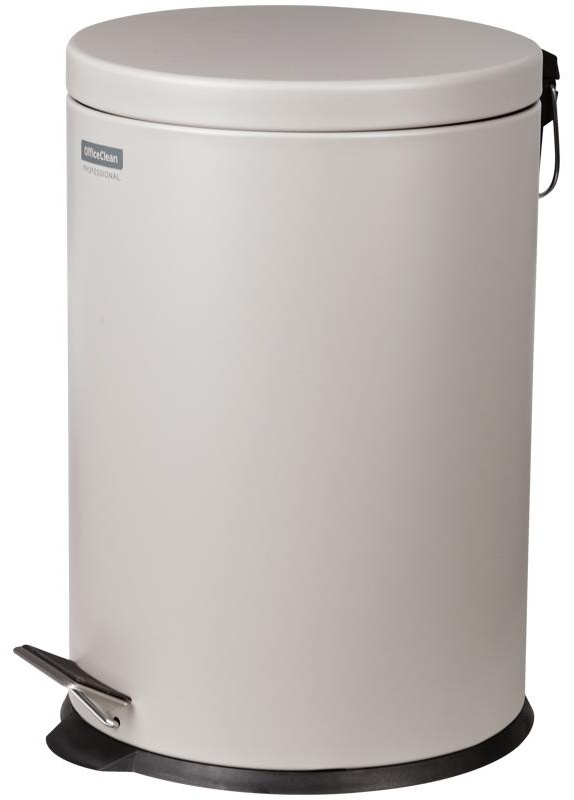 Ведро-контейнер для мусора (урна) OfficeClean Professional, 20л, серое, матовое