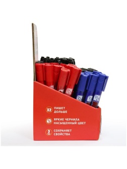 Картонный дисплей Crown для перманентных маркеров (Ш17см х Г14 см х В25 см) , 4 ячеек