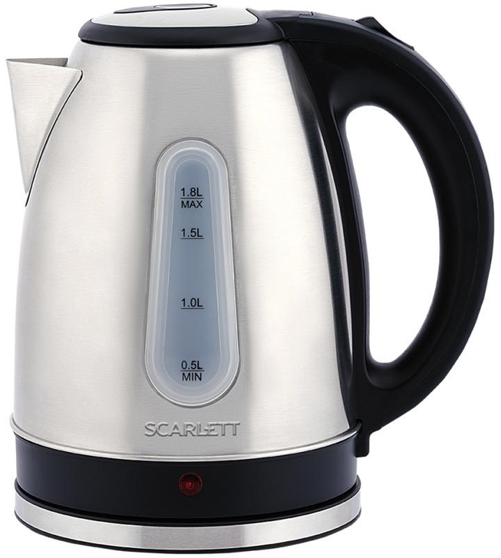 Чайник электрический Scarlett SC-EK21S75, 1,8л, 2200Вт, нержавеющая сталь