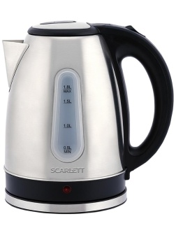 Чайник электрический Scarlett SC-EK21S75, 1,8л, 2200Вт, нержавеющая сталь