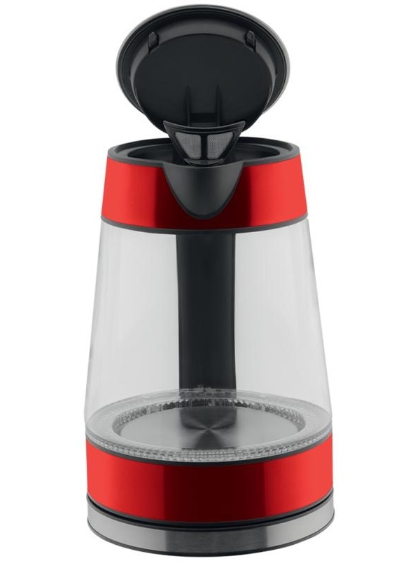 Чайник электрический Scarlett SC-EK27G79, 1,7л, 2200Вт, с подсветкой, стекло/пластик