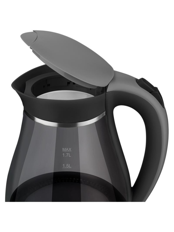 Чайник электрический Scarlett SC-EK27G86, 1,7л, 2200Вт, с подсветкой, стекло/пластик