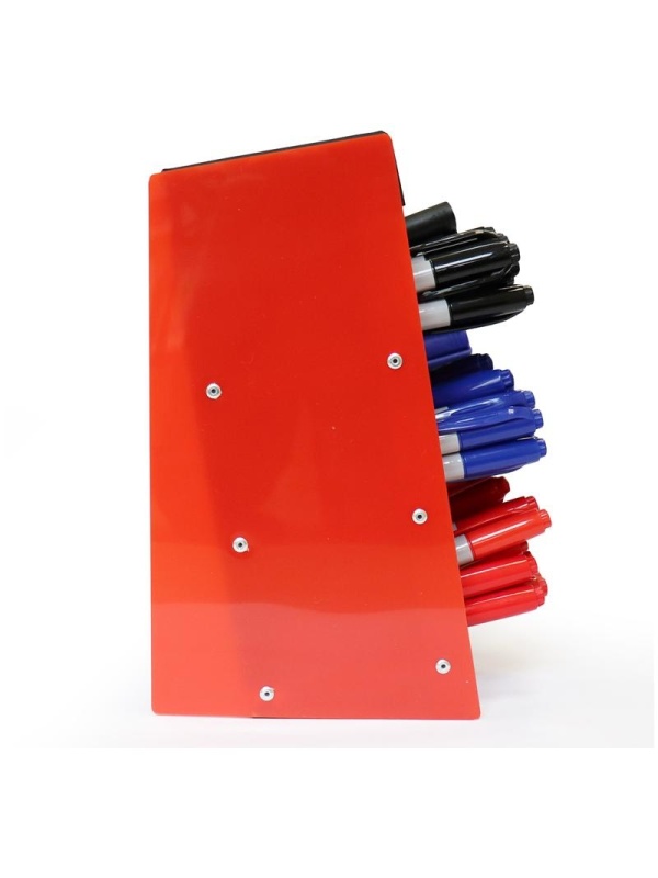 Дисплей пластиковый Crown для перманентных маркеров, 6 ячеек (250*250*180мм)