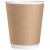 Стаканы одноразовые OfficeClean 250мл, набор 20шт., бумажные двухслойные, крафт, хол/гор