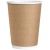 Стаканы одноразовые OfficeClean 300мл, набор 30шт., бумажные двухслойные, крафт, хол/гор