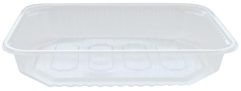 Контейнеры одноразовые OfficeClean 500мл, набор 100шт., без крышек, 186*132*36мм, ПП, прозрачные