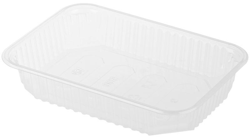 Контейнеры одноразовые OfficeClean 500мл, набор 100шт., без крышек, 186*132*36мм, ПП, прозрачные