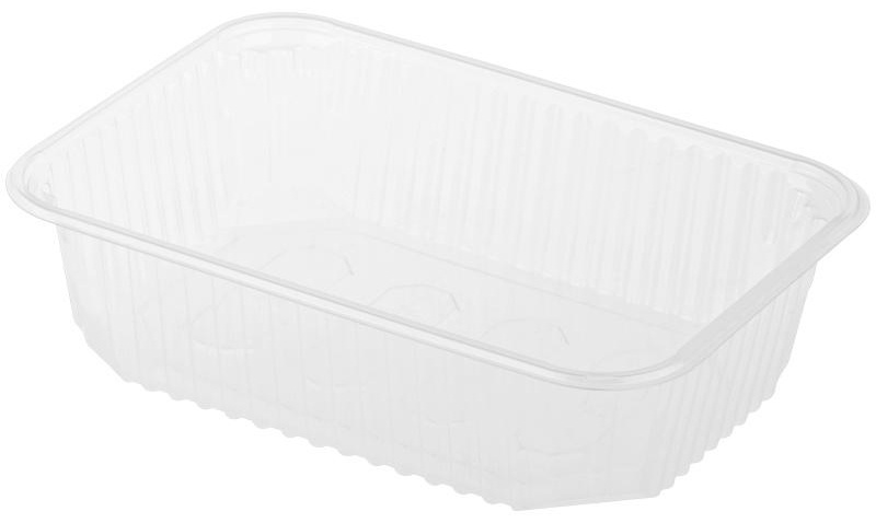 Контейнеры одноразовые OfficeClean 750мл, набор 100шт., без крышек, 186*132*50мм, ПП, прозрачные