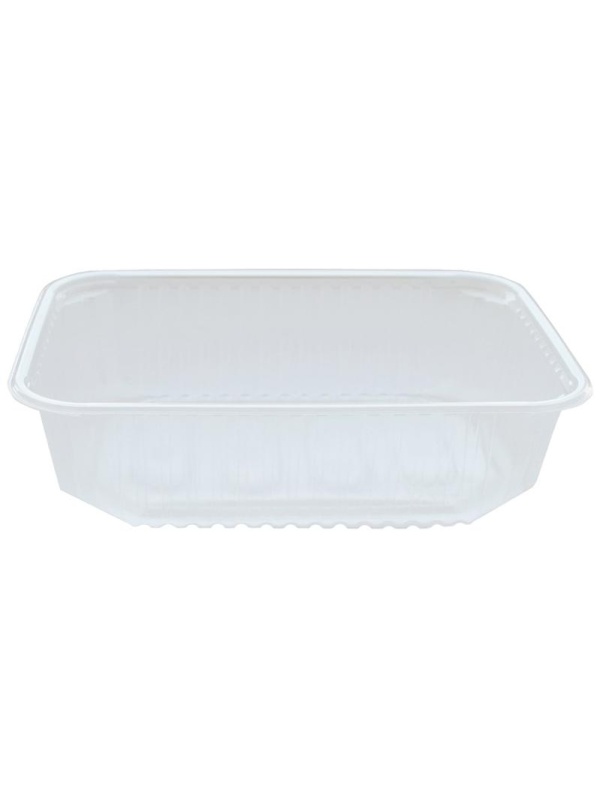 Контейнеры одноразовые OfficeClean 750мл, набор 100шт., без крышек, 186*132*50мм, ПП, прозрачные