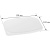 Крышки для одноразовых контейнеров OfficeClean 138*102*5мм, набор 100шт., ПП, прозрачные
