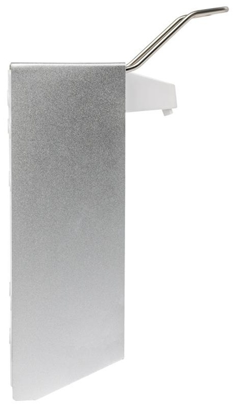 Диспенсер для жидкого мыла OfficeClean Professional, локтевой, белый, наливной, 0,5л