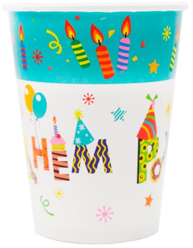 Стаканы бумажные ПатиБум 