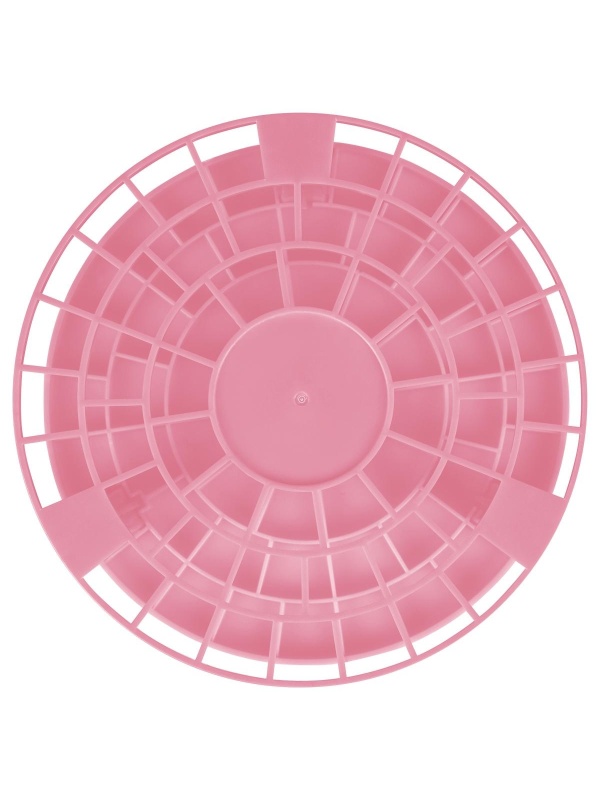 Подставка для кистей СТАММ, пластик, розовая