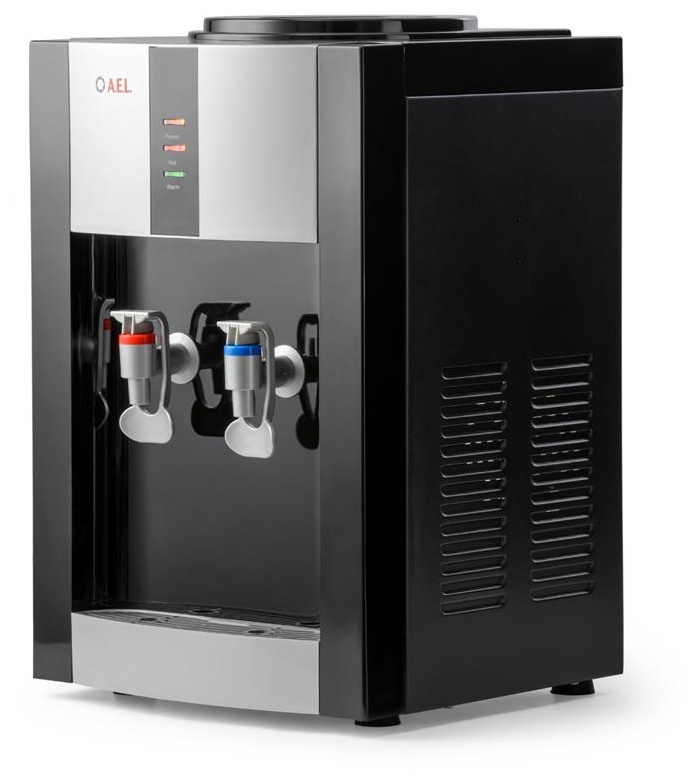 Кулер для воды настольный AEL TK-AEL-47, нагрев/комнатная, черный