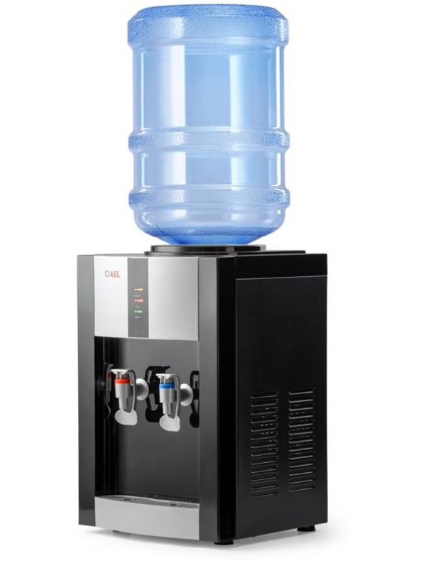 Кулер для воды настольный AEL TK-AEL-47, нагрев/комнатная, черный