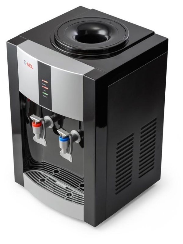 Кулер для воды настольный AEL TK-AEL-47, нагрев/комнатная, черный