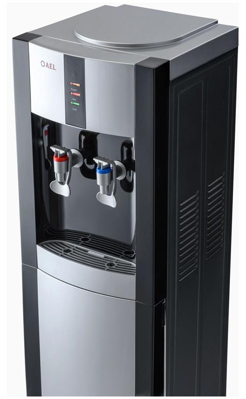 Пурифайер для воды напольный AEL LD-AEL-47s, нагрев/охлаждение, серебристый, черный
