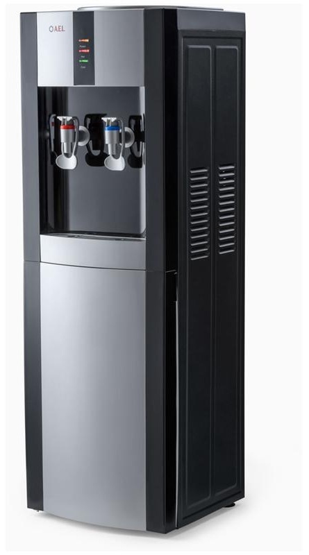 Пурифайер для воды напольный AEL LD-AEL-47s, нагрев/охлаждение, серебристый, черный