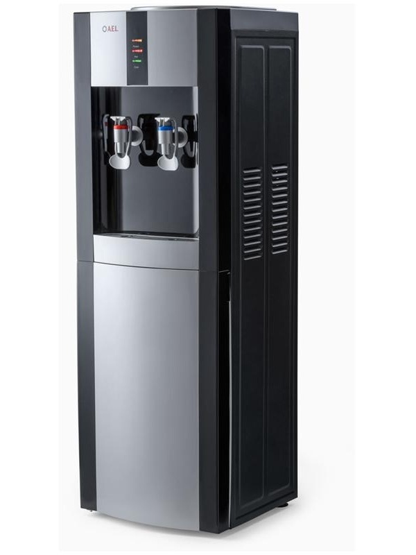 Пурифайер для воды напольный AEL LD-AEL-47s, нагрев/охлаждение, серебристый, черный