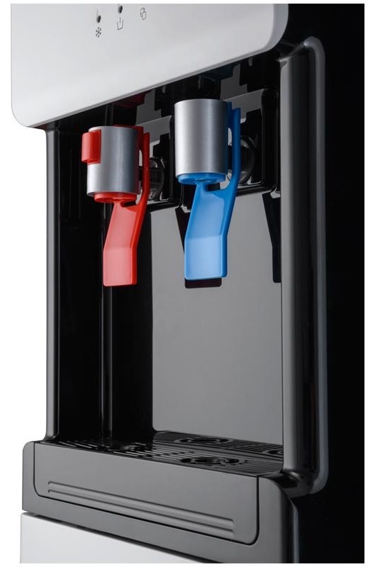 Кулер для воды напольный AEL LC-AEL-850a, нагрев/охлаждение компрессор., нижняя загрузка бутыли, белый