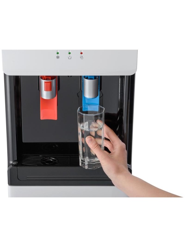 Кулер для воды напольный AEL LC-AEL-850a, нагрев/охлаждение компрессор., нижняя загрузка бутыли, белый