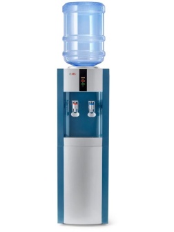 Кулер для воды напольный AEL LD-AEL-47, нагрев/охлаждение электрон., серебристый