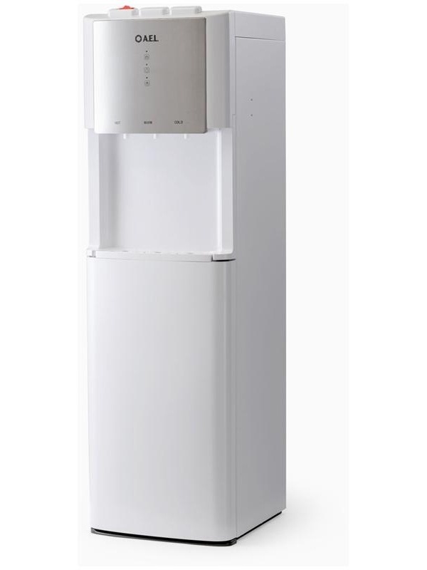 Кулер для воды напольный AEL LD-AEL-811a, нагрев/охлаждение электрон., нижняя загрузка бутыли, 3 крана, белый