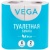 Бумага туалетная Vega 2-слойная, 4шт., эко, 15м, тиснение, белая, 12 шт.