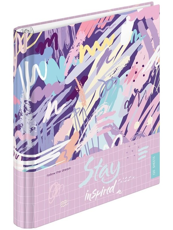 Тетрадь на кольцах А5, 120л., 7БЦ, ArtSpace 