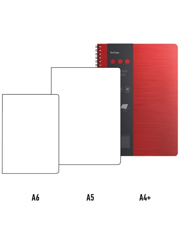 Бизнес-тетрадь А4+, 80л., Berlingo 