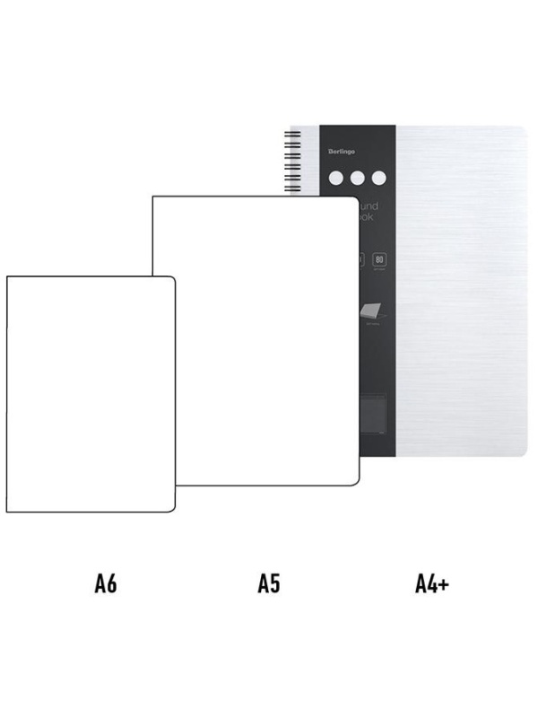 Бизнес-тетрадь А4+, 80л., Berlingo 