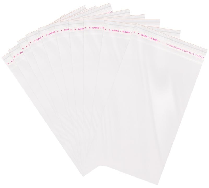 Пакет с клеевым краем OfficeSpace, 10*15+4см, БОПП, 25мкм