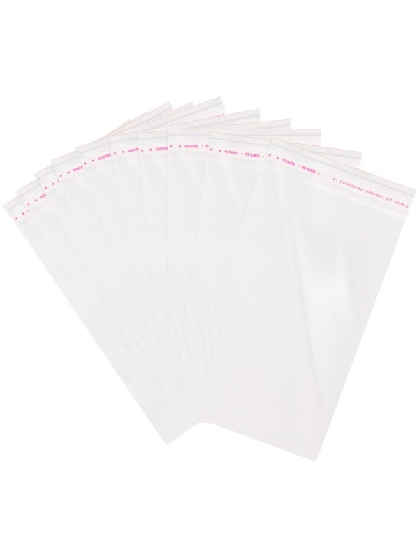 Пакет с клеевым краем OfficeSpace, 10*15+4см, БОПП, 25мкм