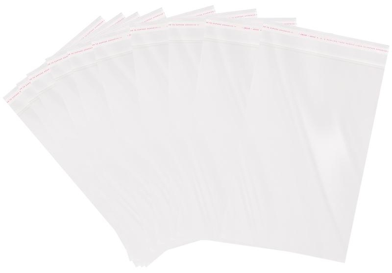 Пакет с клеевым краем OfficeSpace, 20*30+4см, БОПП, 25мкм