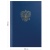 Книга учета OfficeSpace, А4, 96л., клетка, 200*290мм, бумвинил, цвет синий, блок офсетный с гербом
