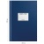 Книга учета OfficeSpace, А4, 96л., клетка, 200*290мм, бумвинил, цвет синий, блок офсетный, наклейка