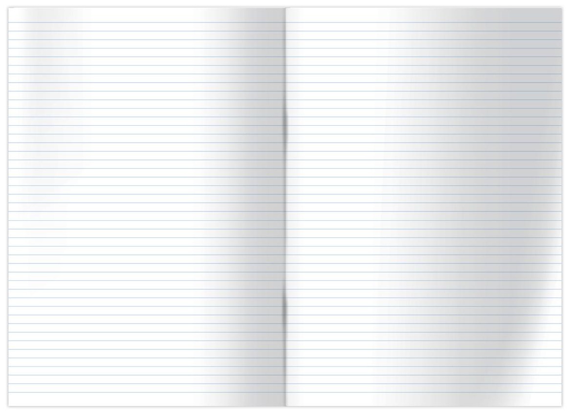 Книга учета OfficeSpace, А4, 144л., линия, 200*290мм, бумвинил, цвет синий, блок офсетный