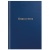 Книга учета OfficeSpace, А4, 144л., линия, 200*290мм, бумвинил, цвет синий, блок офсетный